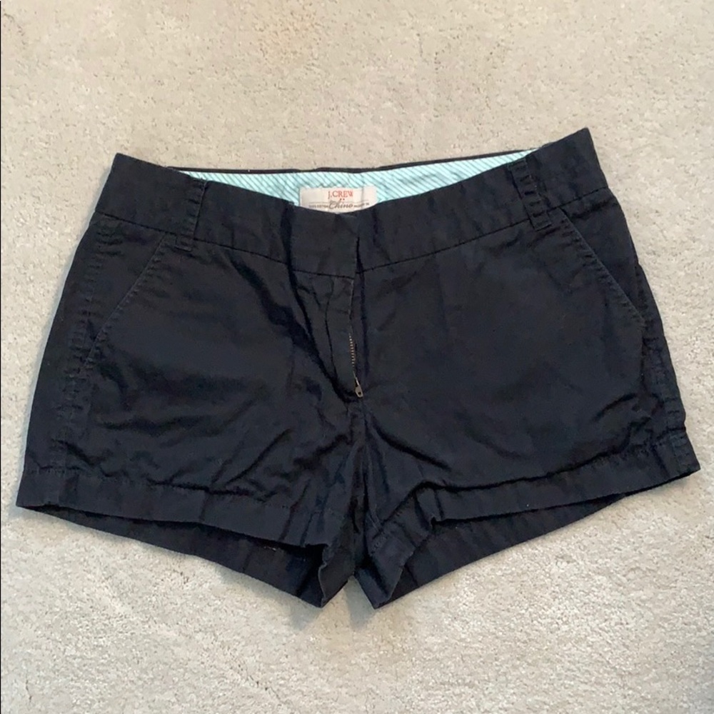 J. Crew Factory 3” Broken-In Chino Black Shorts